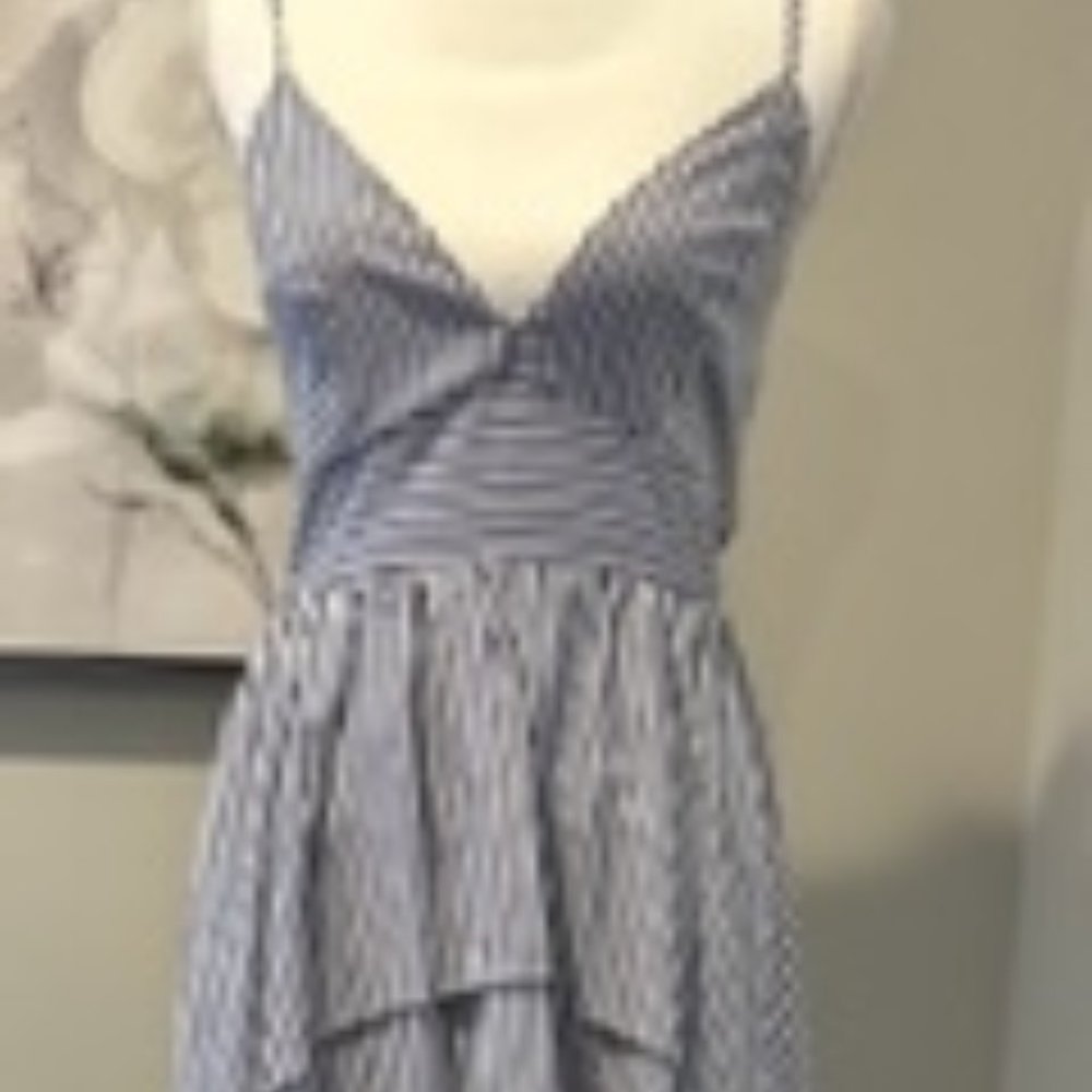 Priv Striped High-Low Dress - Picture 2 of 4